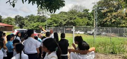 Un grupo de personas en un parque

Descripción generada automáticamente